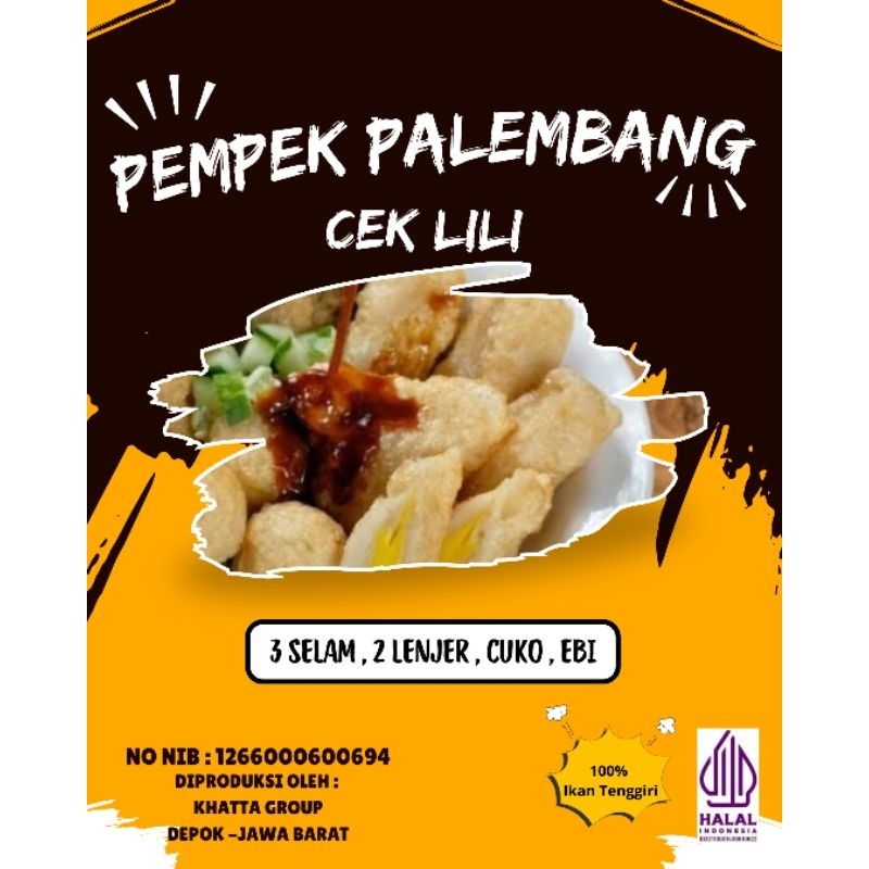 

Pempek Palembang Ikan Tenggiri frozen
