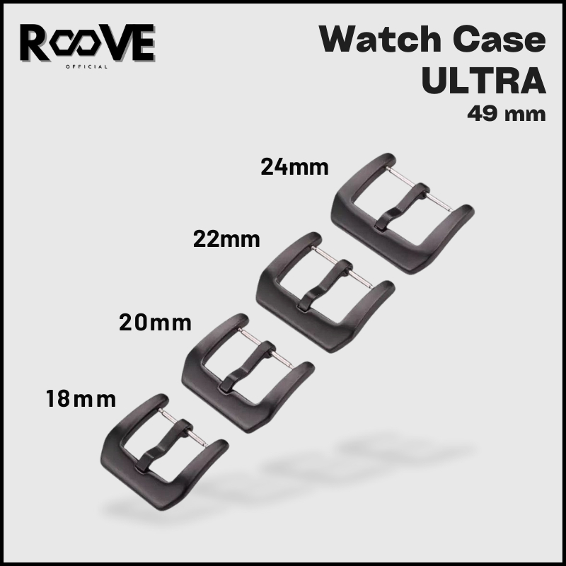 Buckle kaitan tali jam tangan strap stainless steel 22mm 24mm