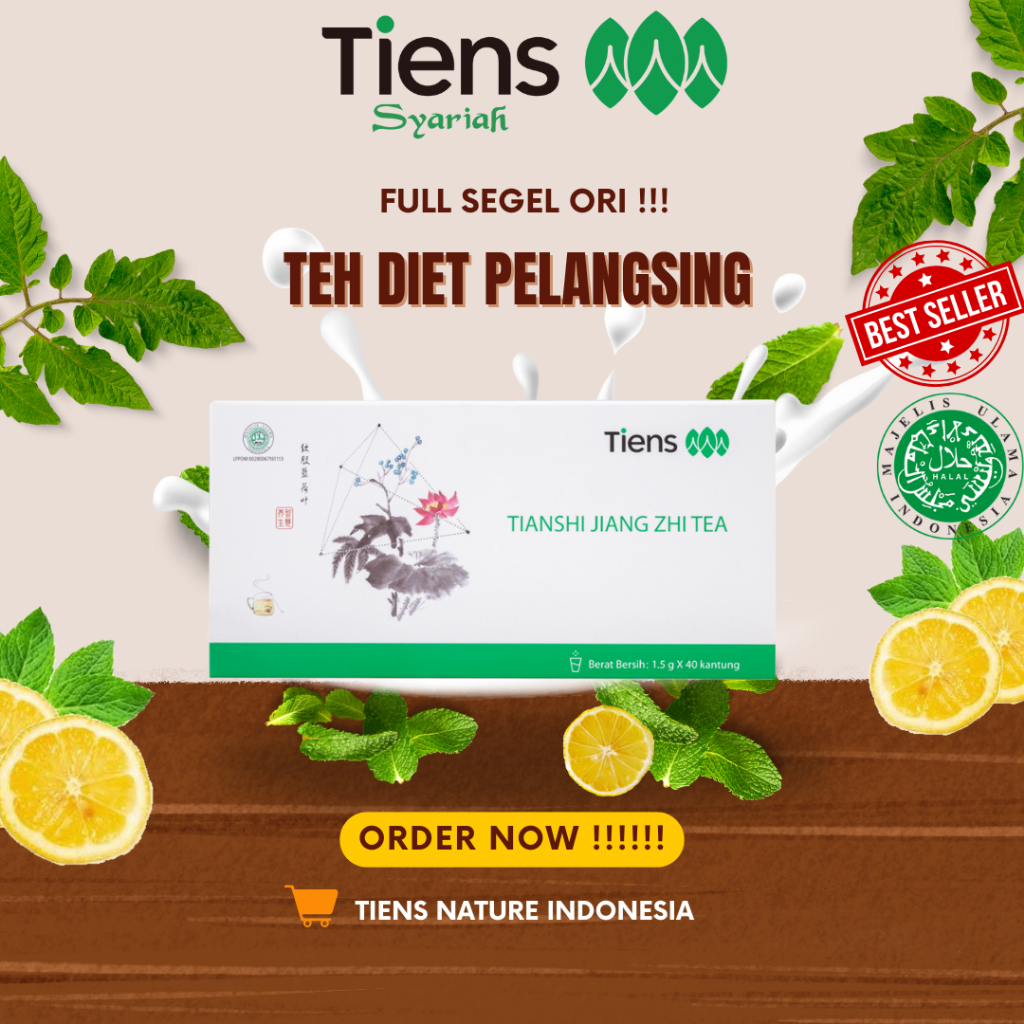 

Jiang Zhi Tea Teh Diet Pelangsing Peluntur Lemak BPOM