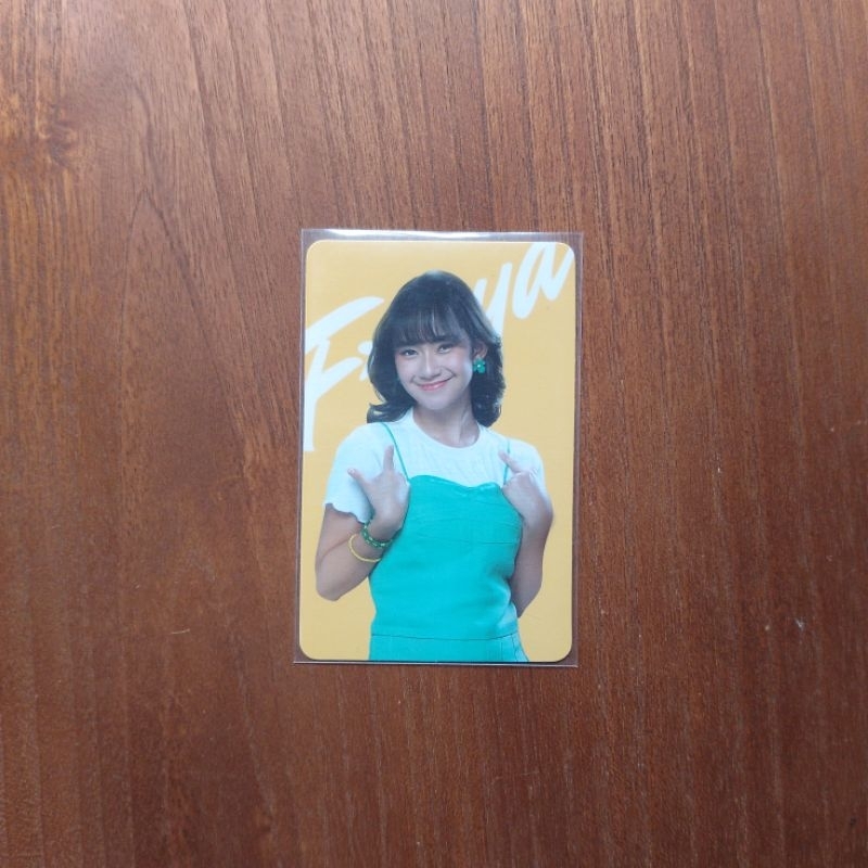 Photocard Freya JKT48 - JKT48 x Japota (Kuning)