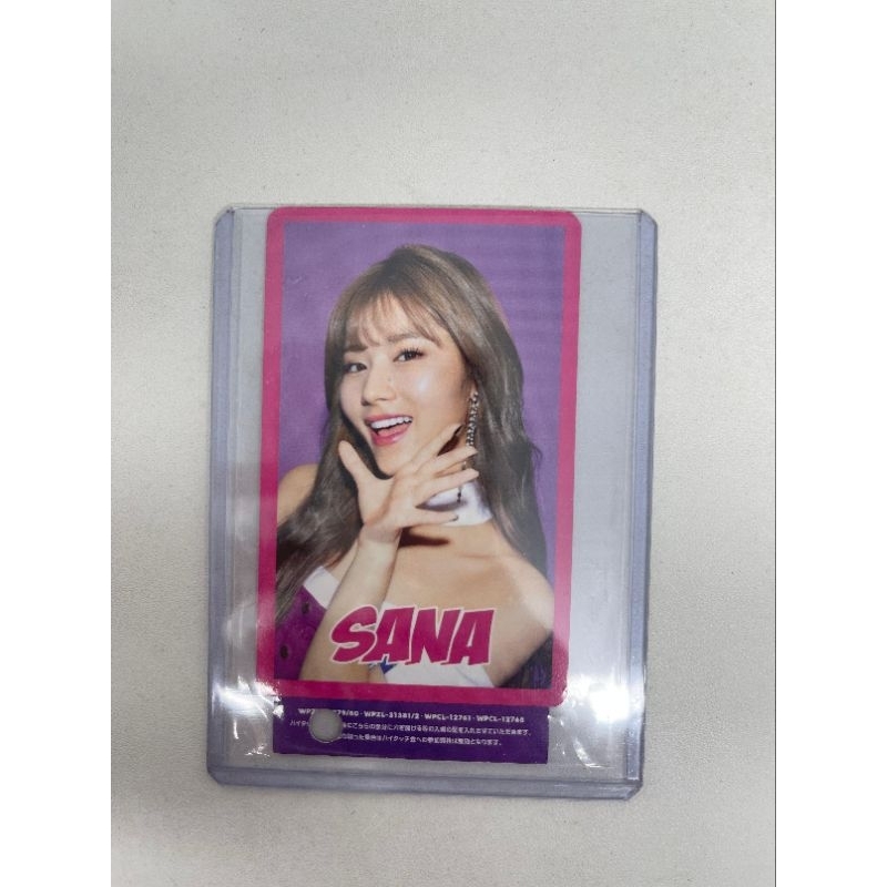 (COLLLECTION) TWICE - SANA ONE MORE TIME PHOTOCARD