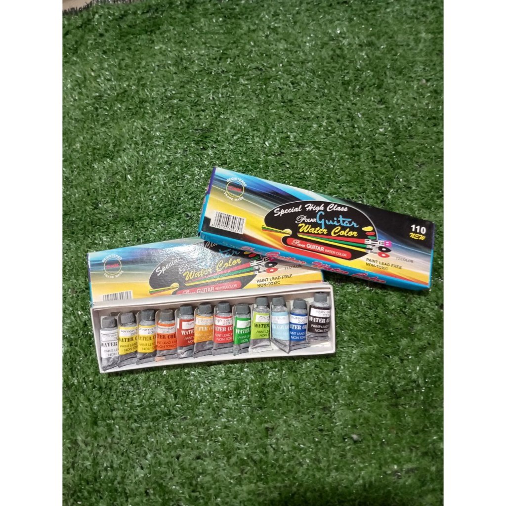 

CAT AIR POLAR GUITAR WATER COLOR 12 WARNA