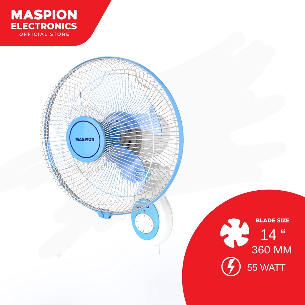 Maspion Wall Fan Kipas Angin Dinding 14 Inchi MWF-3602K