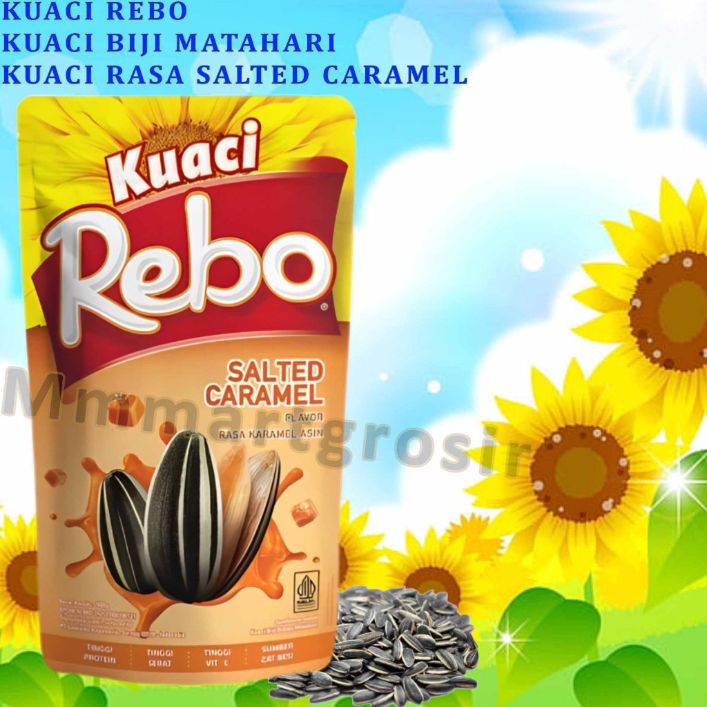 

Kuaci Rebo / Kuaci Biji Matahari / Kuaci Rasa Salted Caramel / 140gr