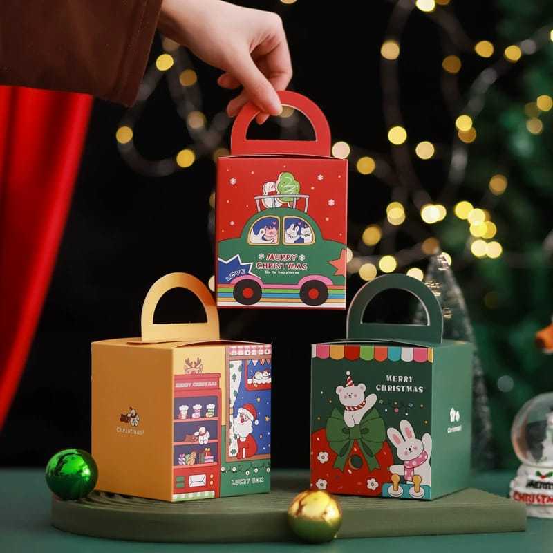 

[ORGM] Kotak Kado Natal Souvenir Natal Goodiebag Natal Giftbox Mini Lucu