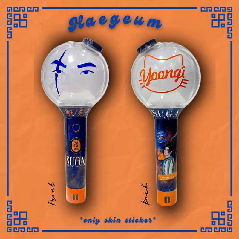 

Skin Sticker Decal Army Bomb Haegeum by Suga's Version | Versi SE | Sticker saja bukan light stick | by Aesthetichu