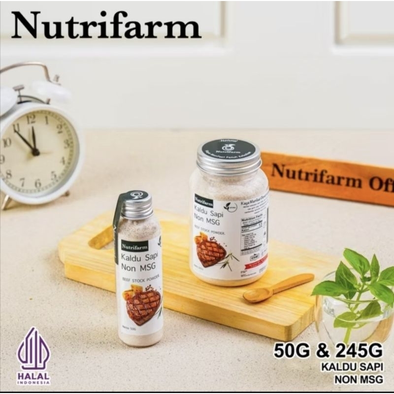 

Kaldu Jamur Non MSG Nutrifarm 75gram