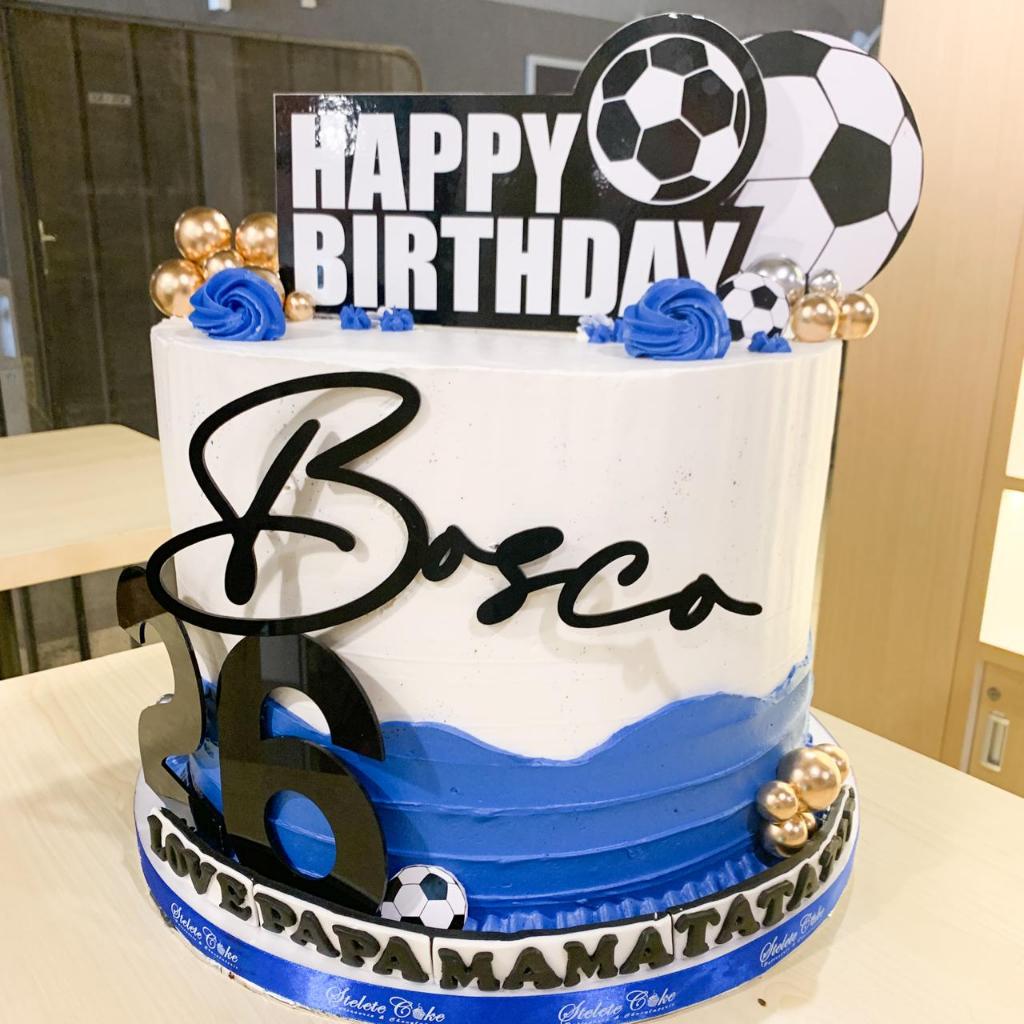 Kue Ulang tahun/Birthday Cake/Kue Ultah Tema Bola/Kue Birthday jakarta/Bola Cake