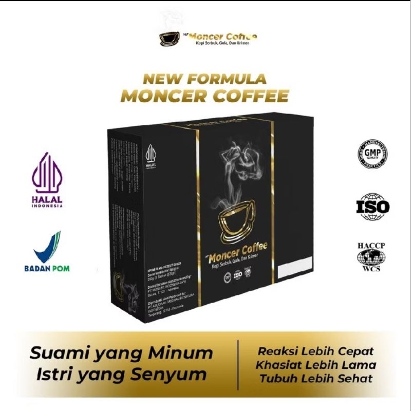 

READY NF MNCR COFFEE ORIGINAL NEW FORMULA M0N C3R KOPI GINSENG JOSS UNTUK PRIA