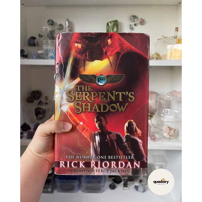 [Preloved English Books] Kane Chronicles #3: The Serpent’s Shadow (HC First Edition) // Rick Riordan