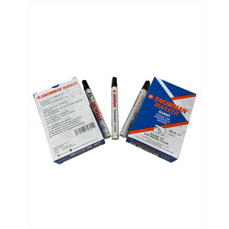 

SNOWMAN Spidol Permanent Marker G-12