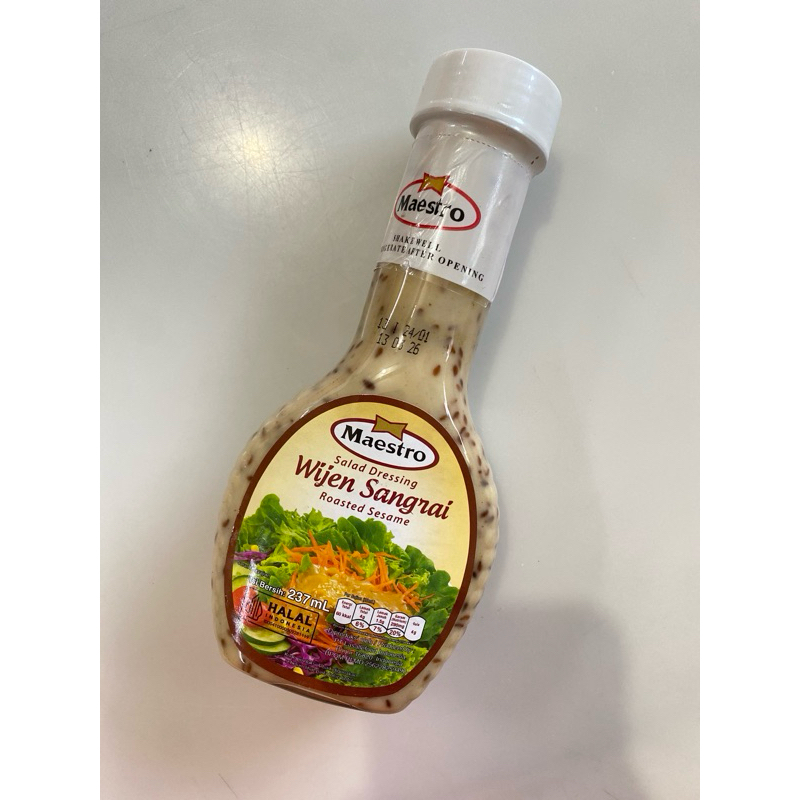 

Maestro Roasted Sesame 237g/Wijen Sangrai