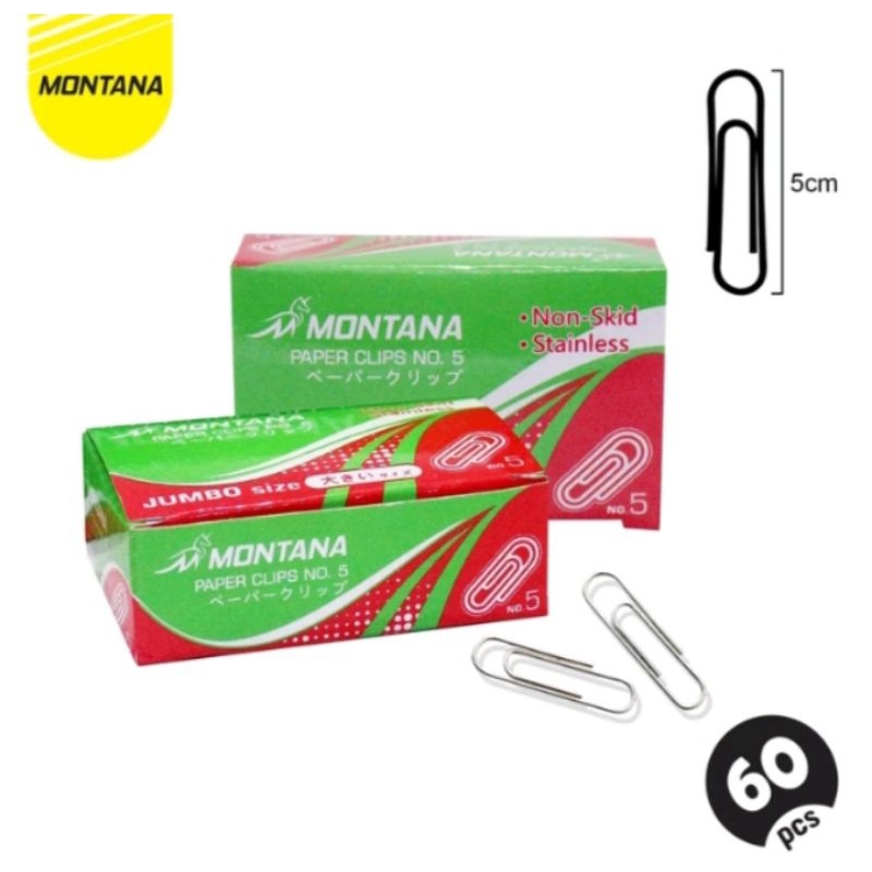 

MONTANA Paper Clip / Klip / Penjepit Kertas Montana