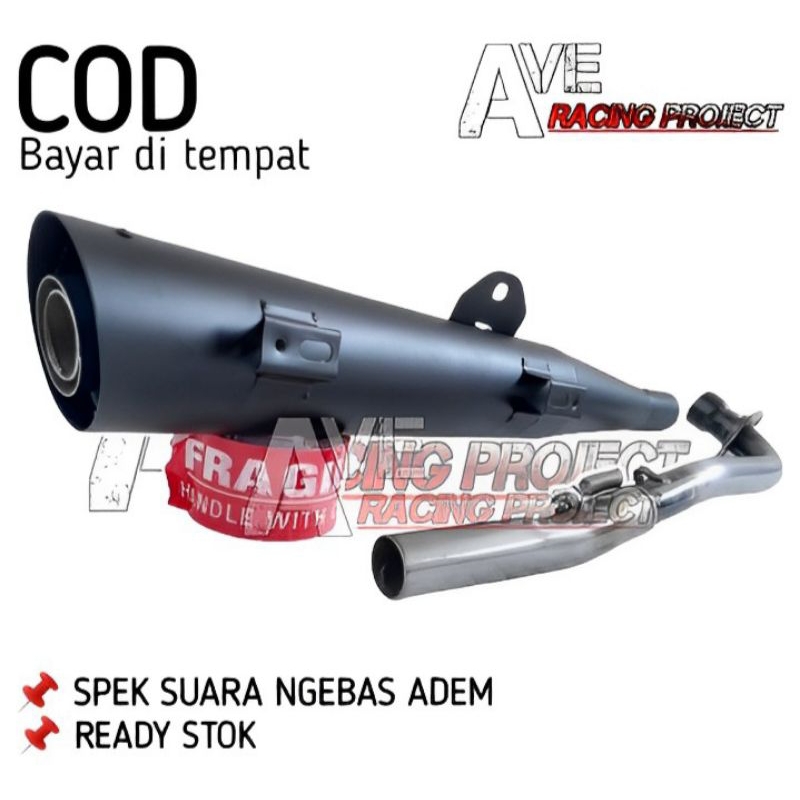KNALPOT TSUKIGI STANDAR RACING KHARISMA KIRANA 125 SUPRA X125 LAMA ASTREA STEP SUPRA
