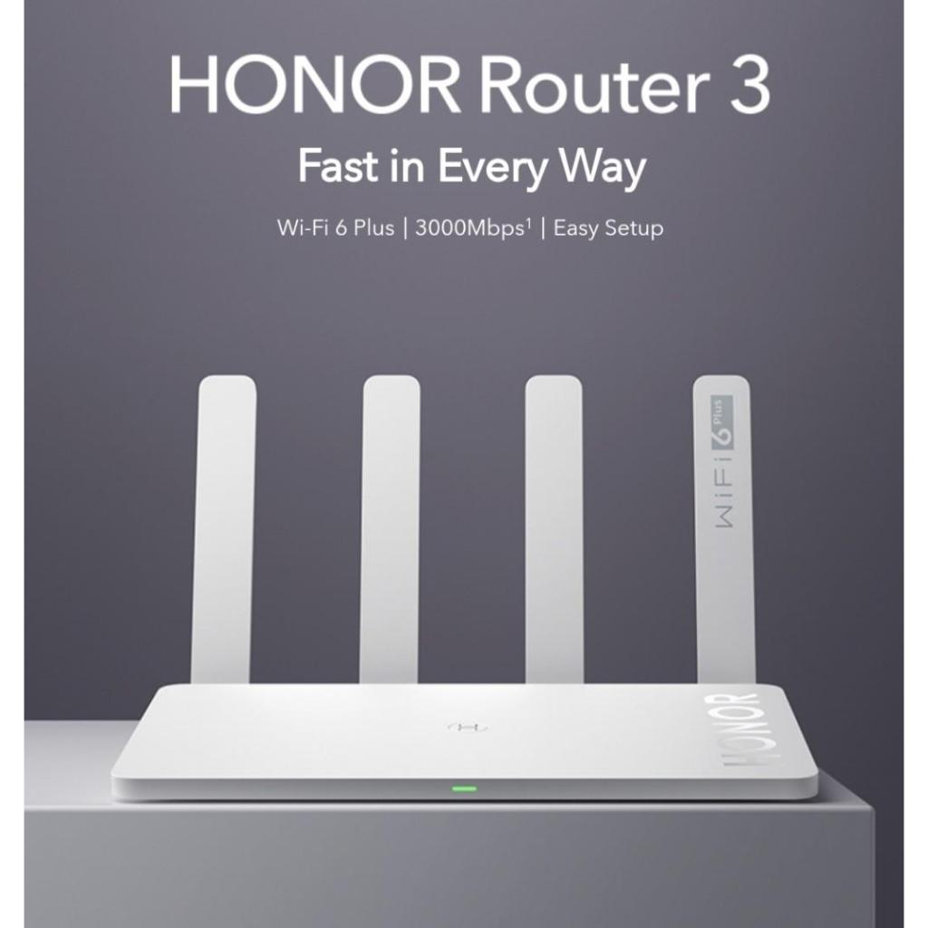 Wireless Router HUAWEI Honor Router 3 WiFi 6 Plus Dual Band 2.4GHz & 5GHz