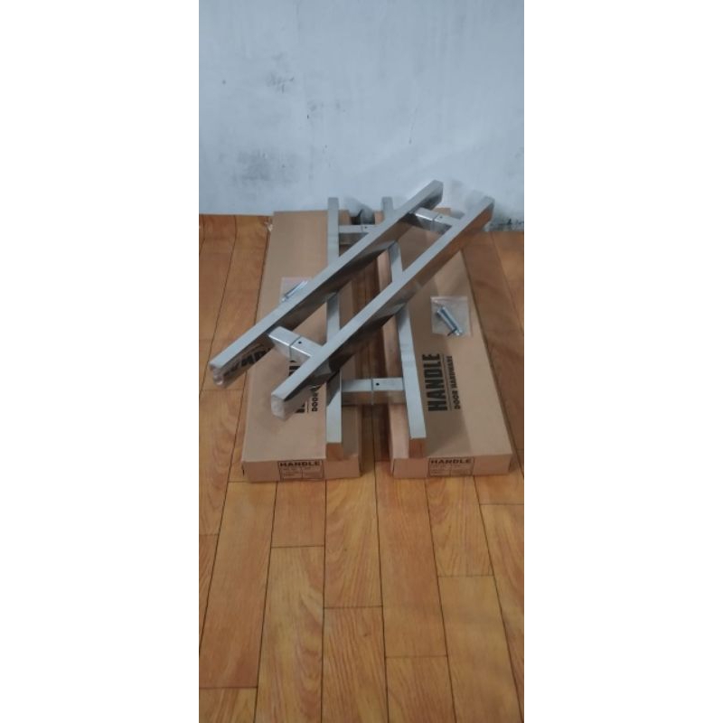 Handle Pintu Gagang Pintu Baut Tembus Model Kotak Jumbo Tarikan Pintu Minimalis