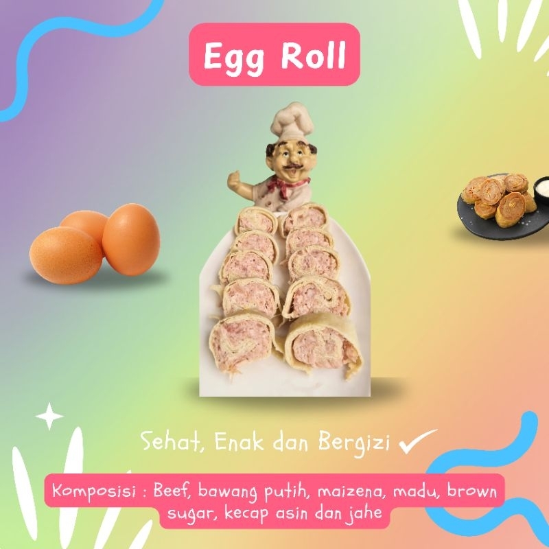 

PippoFoods - Egg Chicken Roll - Mpasi, siap saji, lauk sehat, bekal anak, non msg