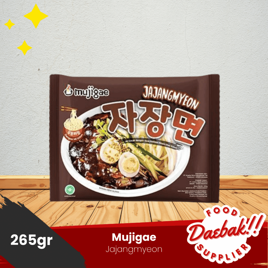 

Mujigae | Mie Saus Kedelai Hitam | Jajangmyeon Korea Instan 265gr