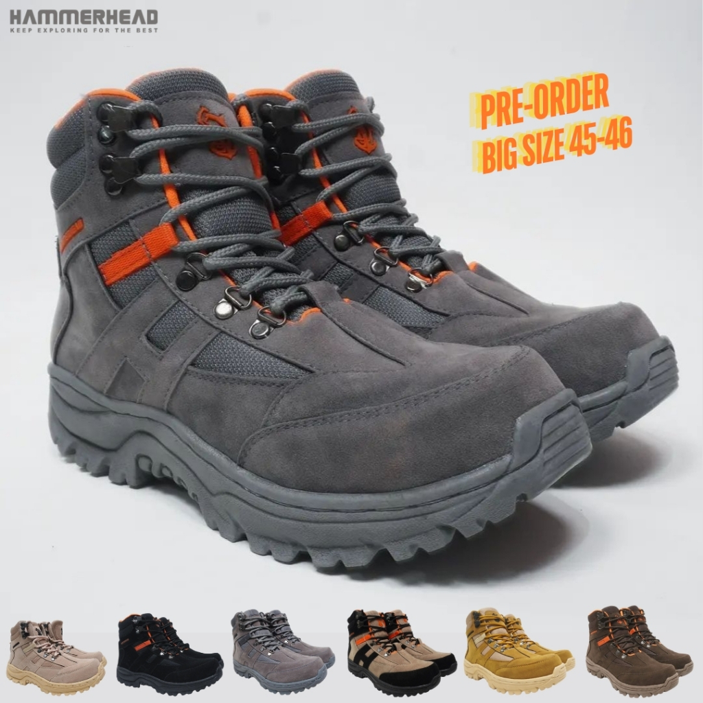 Pre Order Sepatu Safety Boots Pria Ukuran 45 - 46