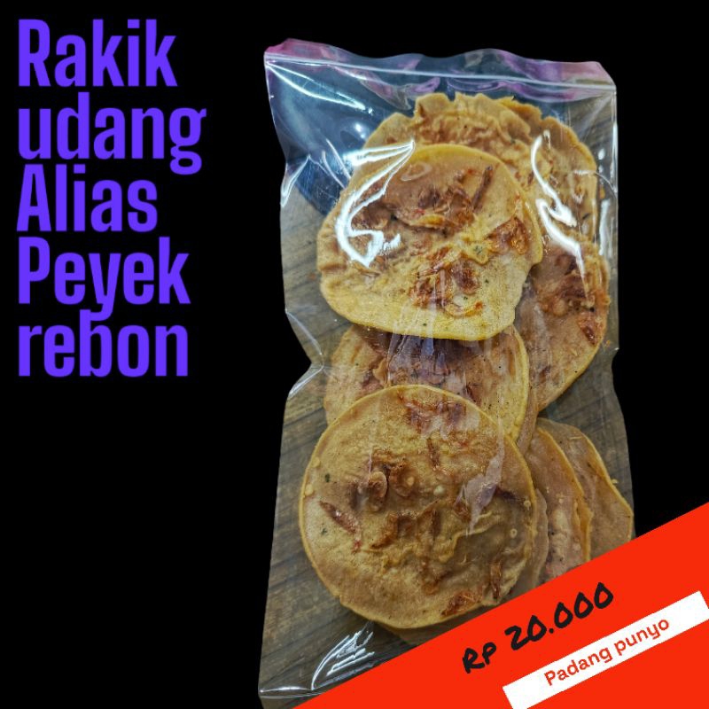 

rakik udang - peyek udang rebon Cemilan Food Keripik Makanan Snack
