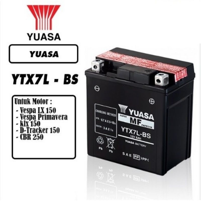 Aki YUASA YTX7L - BS KLX150 CBR 250