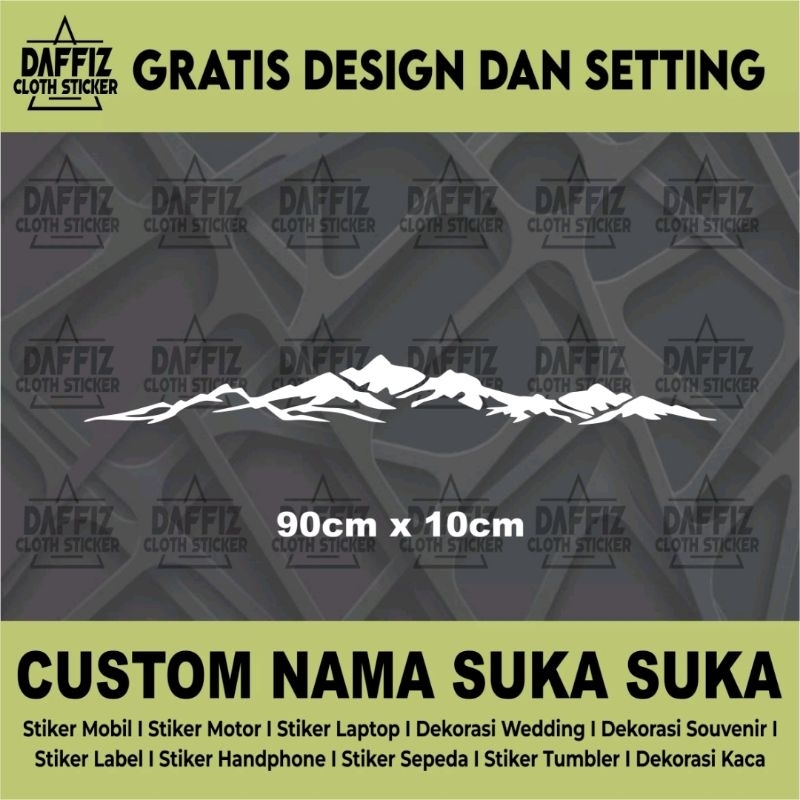 

STIKER CUTTING GUNUNG UKURAN 90CMX10CM