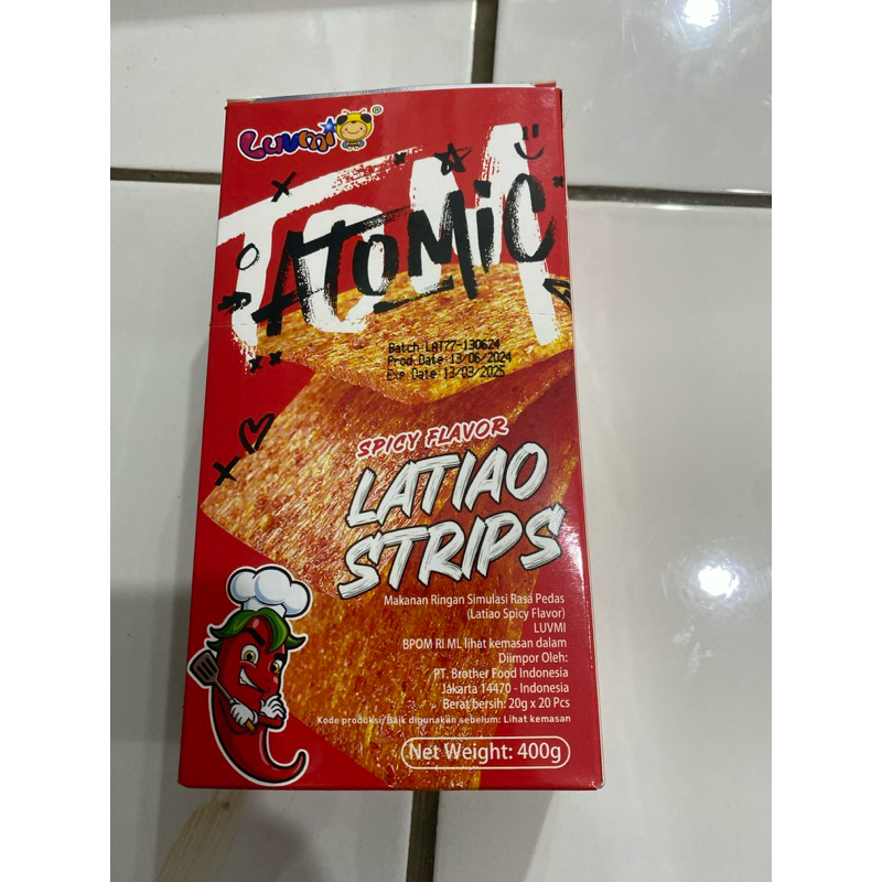 latiao strips atomic 1 box isi 20