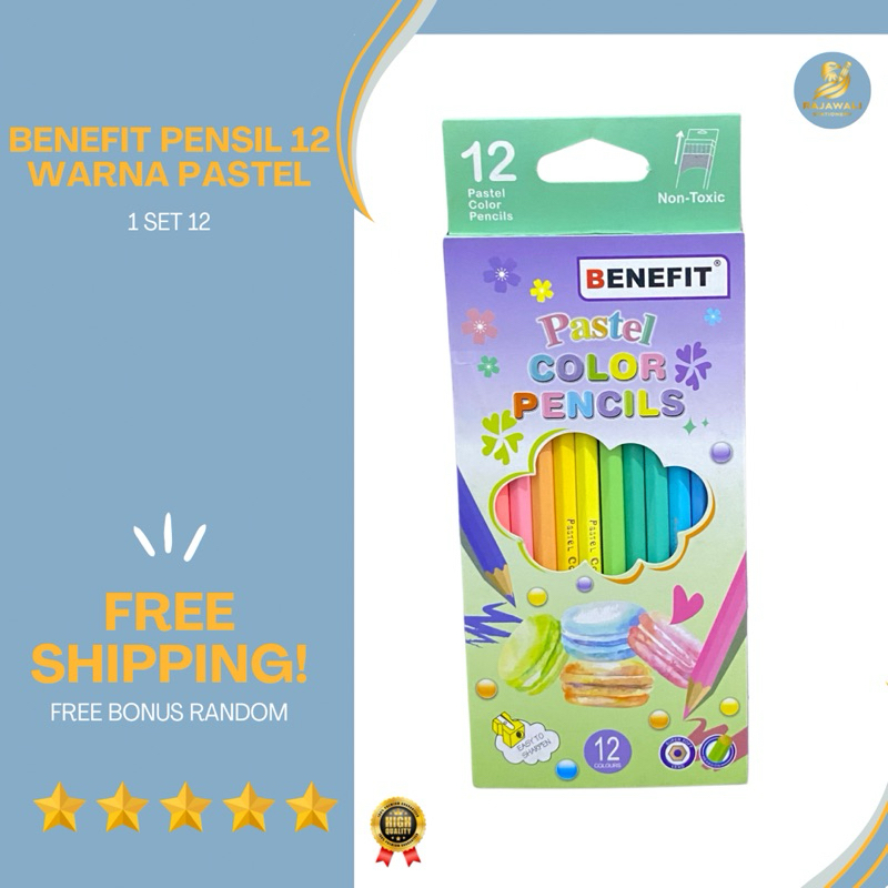 

Benefit Pensil 12 Warna Pastel Harga Terjangkau + Free Bonus Random!!