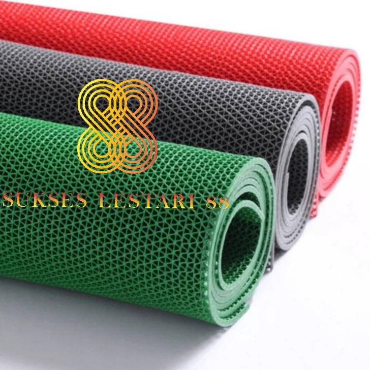 Keset Kaet Anti Slip Kamar Mandi Keset Wudhu Masjid Jaring Meteran