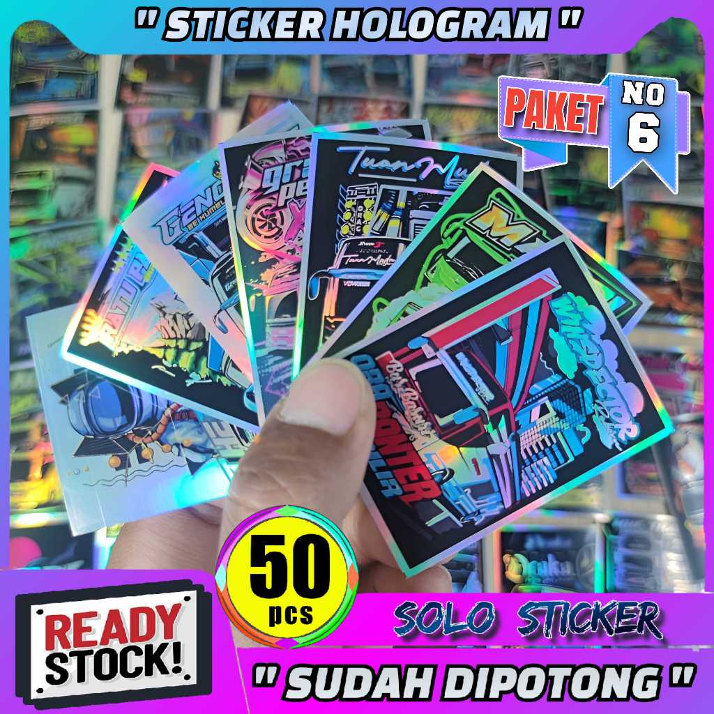 

Sticker Bus Mania Isi 50 Pc Hologram SUDAH DIPOTONG Tinggal Tempel Stiker Bis Telolet Basuri