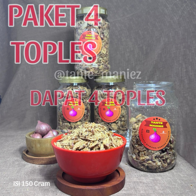 

BAWANG GORENG ENAK ASLII - BRAMBANG GORENG LOKAL 150 gr