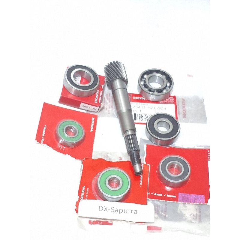 Bearing rasio gardan set + as pully KZL beat fi scoopy fi spacy fi vario 110 fi