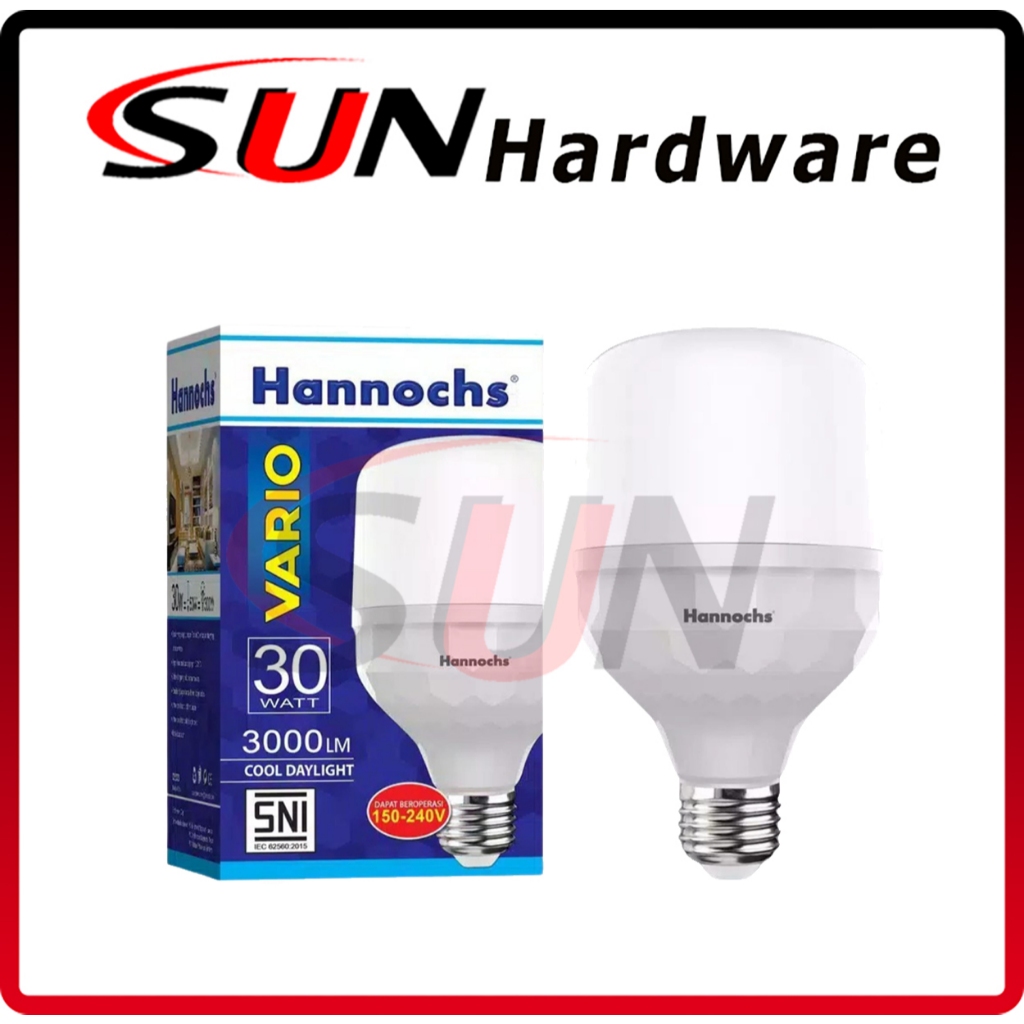 Lampu LED Hannochs Vario Kapsul Besar 30 watt Putih Cool Daylight CDL