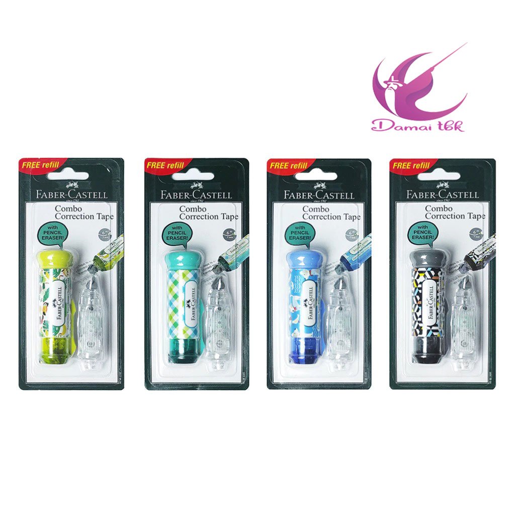 

Faber Castell Combo Correction Tape + 1 Refill
