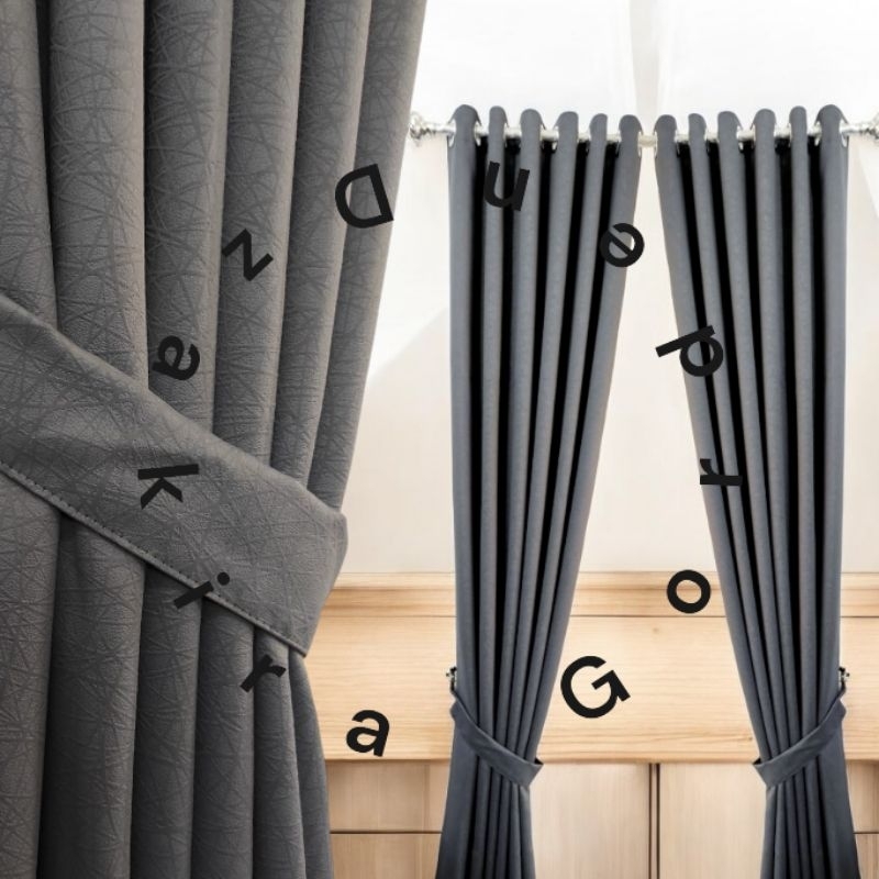 Gorden Premium Polos Embos Blackout/Gorden Best Seller Blackout Jendela Minimalis