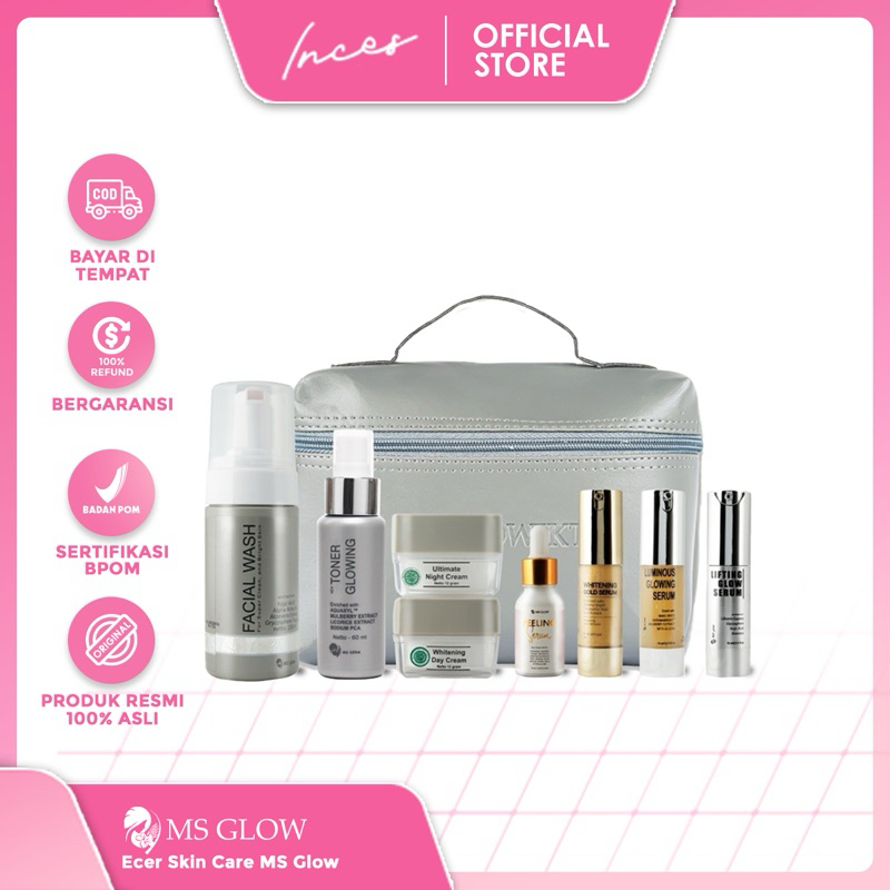 inces - ECER CREAM MALAM MS GLOW / NIGHT CREAM MS GLOW / FACIAL WASH MS GLOW / DAY CREAM MS GLOW