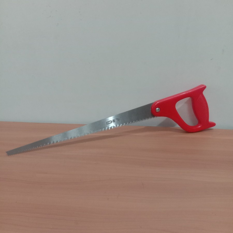 Mr DIY Hand Saw W/Platic Handle Hard Polnt 12 Inch Gergaji
