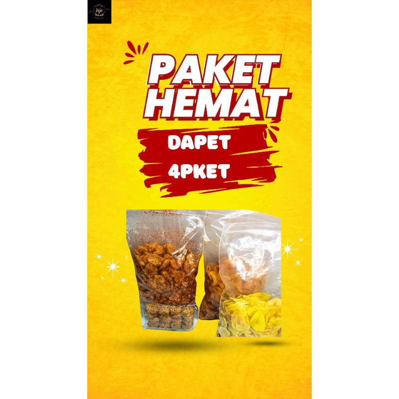 

paket snack murah/paket cemilan keluarga hemat/paket keriuk