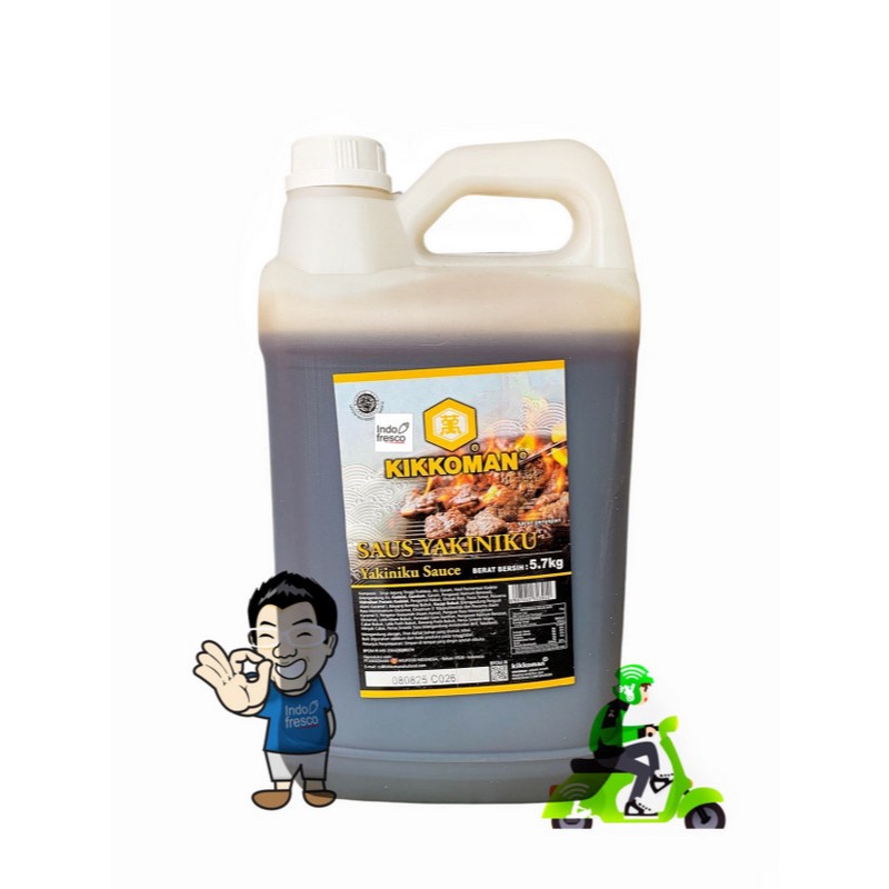 

Kikkoman Yakiniku Sauce- Saus Yakiniku Halal Jerigen 5 L GRAB GOSEND