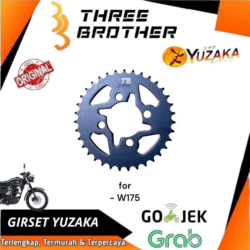 Girset gearset paket gir kawasaki W175 W 175 yuzaka