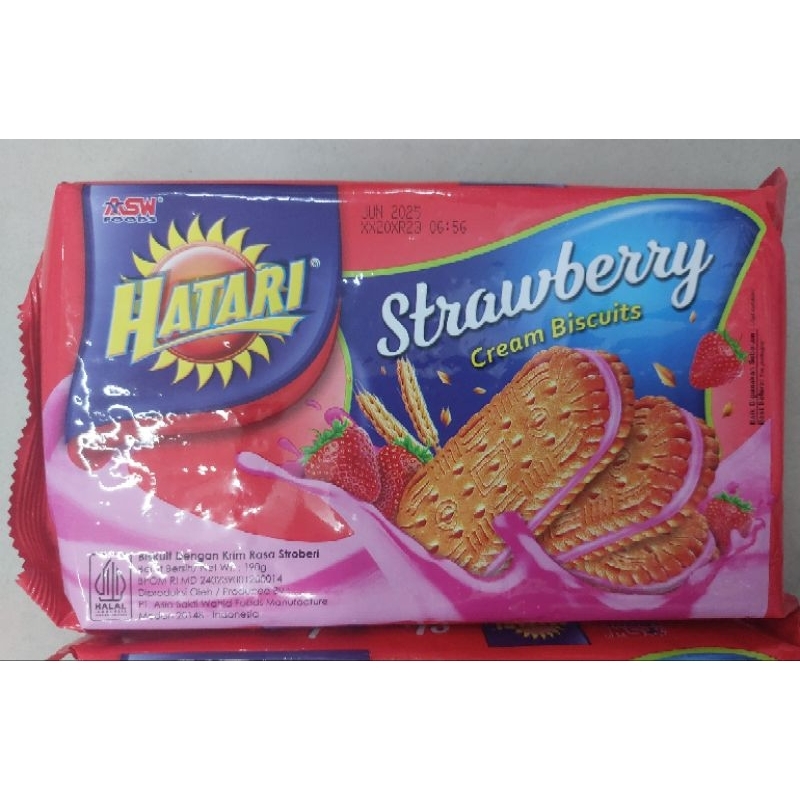 

KZ - hatari biskuit cream strawberry 190g