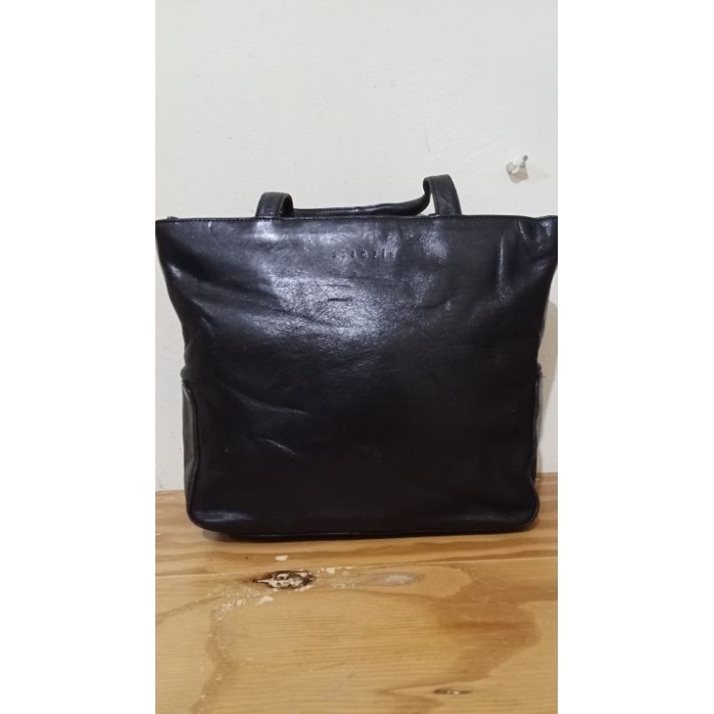 Preloved - Tote kulit asl8 brand Ssamzie