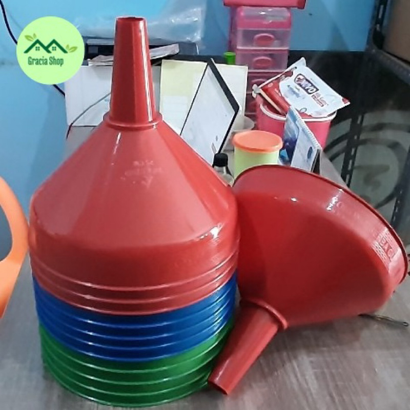 Corong Plastik 25 cm Nelson / Corong Minyak / Corong Air Serbaguna