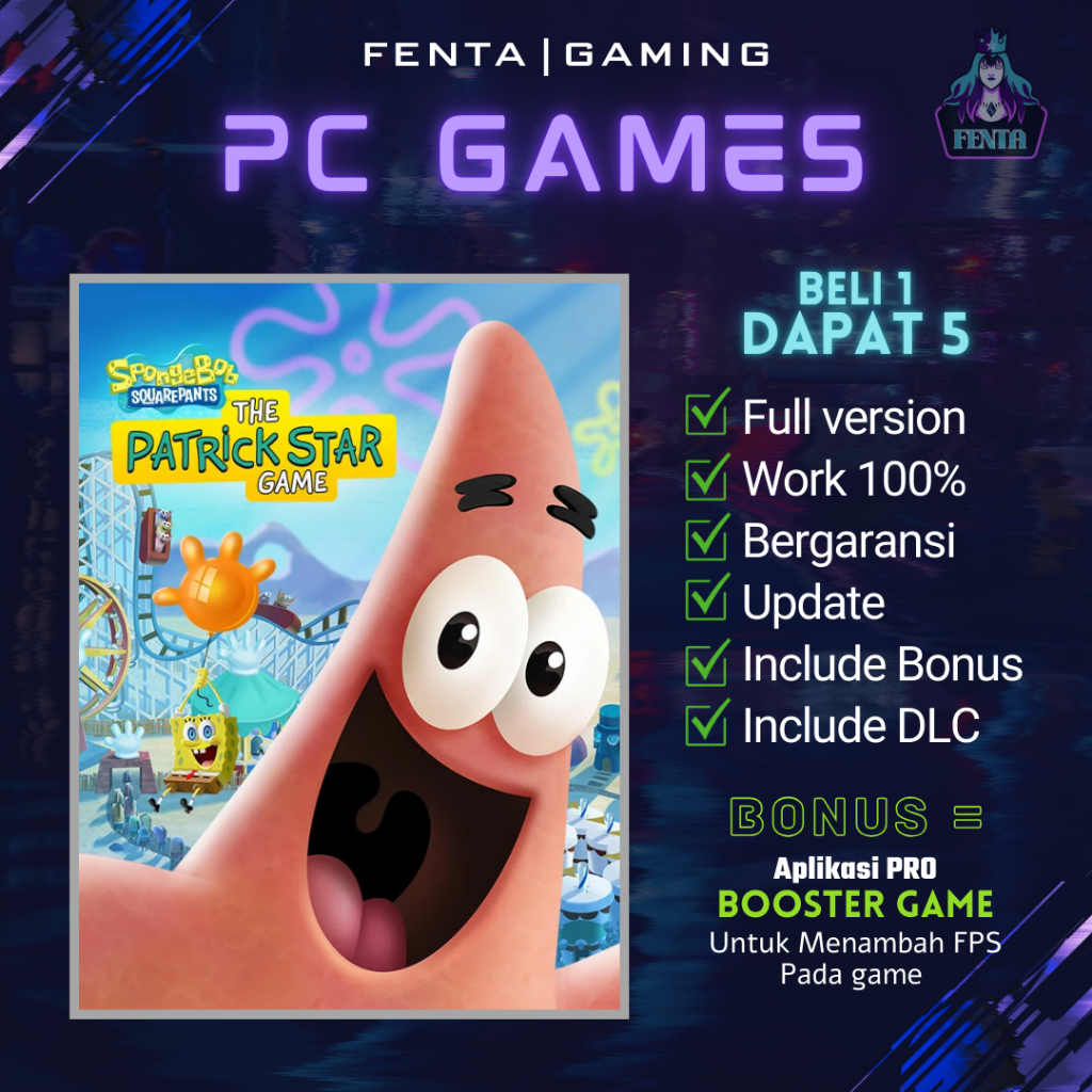 SPONGEBOB SQUAREPANTS THE PATRICK STAR GAME - GAME PC - GAME LAPTOP