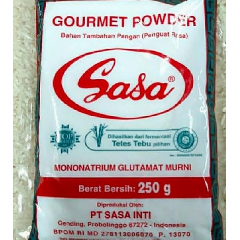 

Micin / Penyedap Rasa Sasa Gourmet Powder MSG 250gr