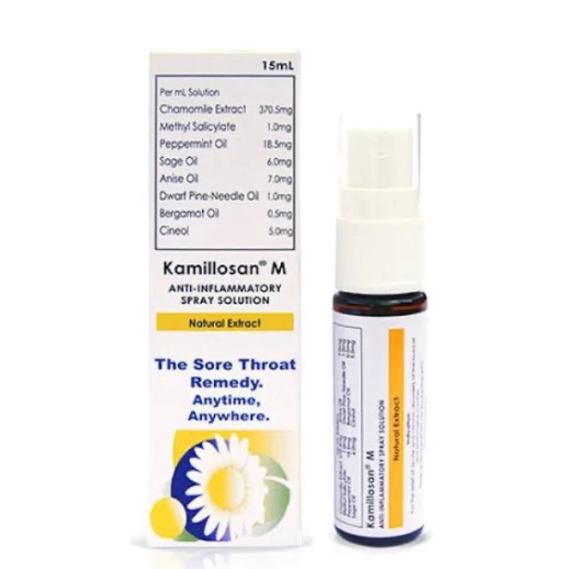 Kamillosan M Spray 15ml/Spray Untuk Sakit Tenggorokan