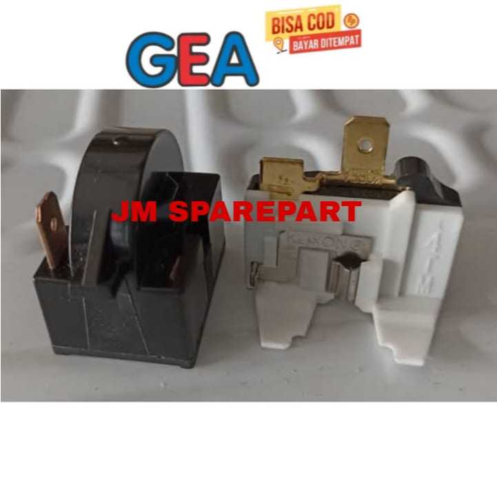 [ Set Relay ] Relay Overload Kulkas Freezer Box GEA Pin 1 PANASONIC