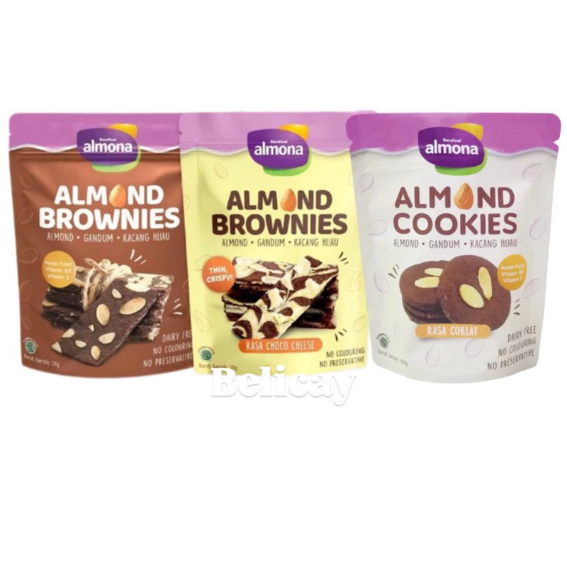 

BUMBOO ALMONA Almond Brownies 50 g Almond Cookies 90 g