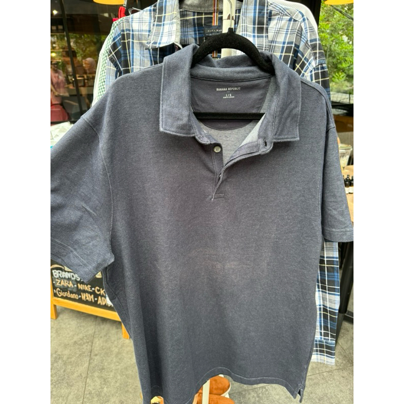 Polo Banana Republic ORI dark blue navy L