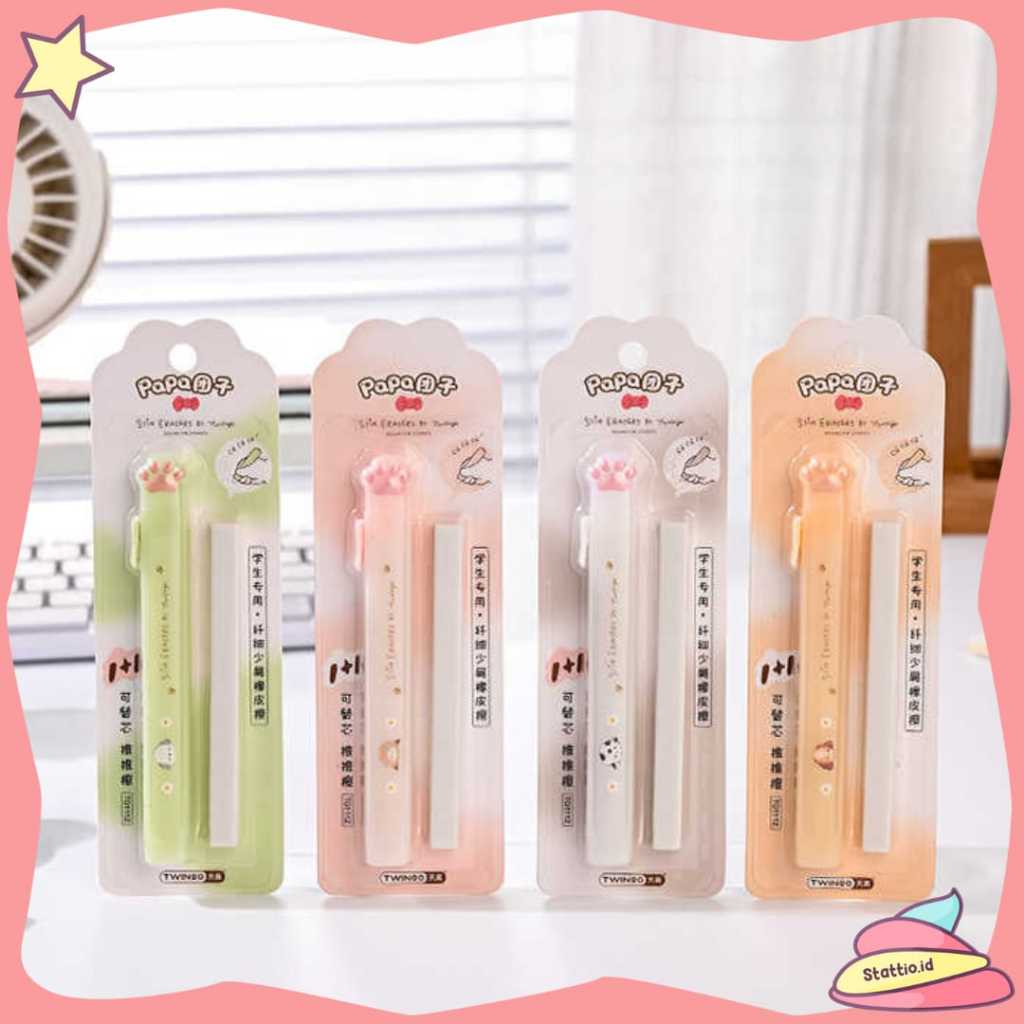 

Penghapus Mekanik Twingo Papa TG1112 Slim Erase Mechanical Depressible